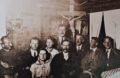 Erste Silvesterfeier der Wirtsfamilie Westreicher im „Gasthof Furgler“. Bildquelle: Gemeindearchiv Serfaus