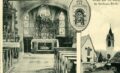 Die Ansichtskarte zeigt das Innere der Wallfahrtskirche vor 1963. Bildquelle: Gemeindearchiv Serfaus