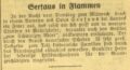 Notiz in der Kleinen Volkszeitung vom 19. September 1942. Bildquelle: ANNO. Historische österreichische Zeitungen und Zeitschriften.