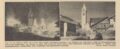 Blickrichtung Kirche. Gegenüberstellung der Ansicht in der Brandnacht und zwölf Jahre später. Ausschnitt aus dem Artikel „Serfaus ist nicht mit Brettern vernagelt“ in den Tiroler Nachrichten vom 7. Dezember 1954 (Autor: H. F. Gundolf). Bildquelle: ANNO. Historische Österreichische Zeitschriften und Zeitungen.